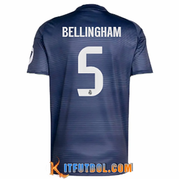 Camisetas De Futbol Real Madrid (BELLINGHAM #5) 2025/2026 Segunda
