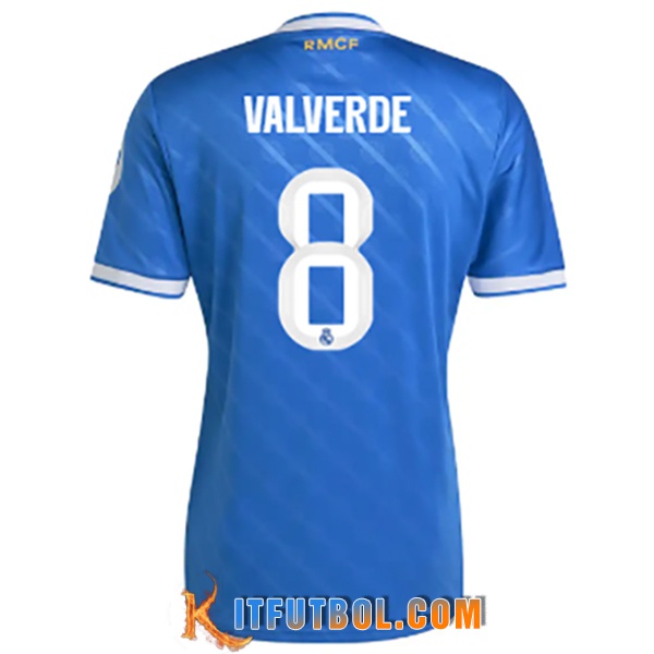 Camisetas De Futbol Real Madrid (VALVERDE #8) 2025/2026 Tercera