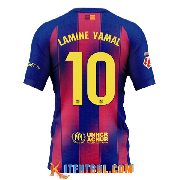 Camisetas De Futbol Barcelona (LAMINE YAMAL #10) 2025/2026 Primera