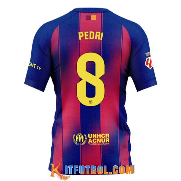 Camisetas De Futbol Barcelona (PEDRI #8) 2025/2026 Primera
