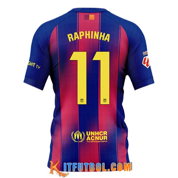 Camisetas De Futbol Barcelona (RAPHINHA #11) 2025/2026 Primera