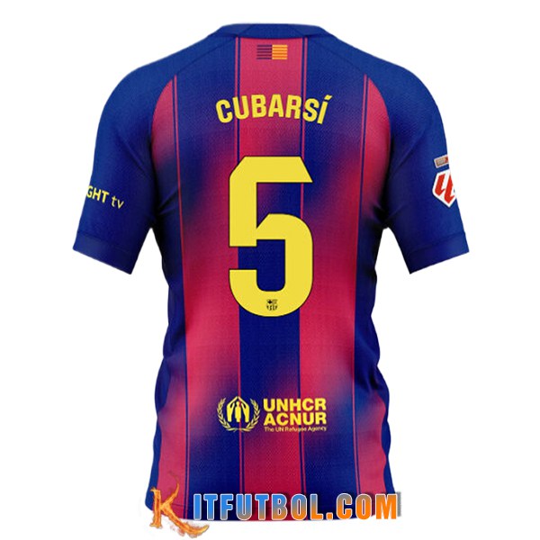 Camisetas De Futbol Barcelona (CUBARSÍ #5) 2025/2026 Primera