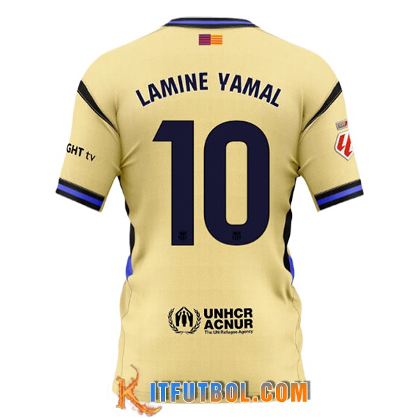 Camisetas De Futbol Barcelona (LAMINE YAMAL #10) 2025/2026 Segunda