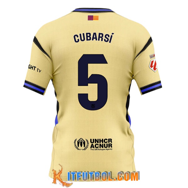 Camisetas De Futbol Barcelona (CUBARSÍ #5) 2025/2026 Segunda