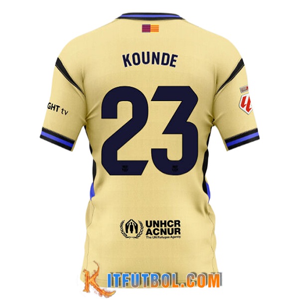 Camisetas De Futbol Barcelona (KOUNDE #23) 2025/2026 Segunda