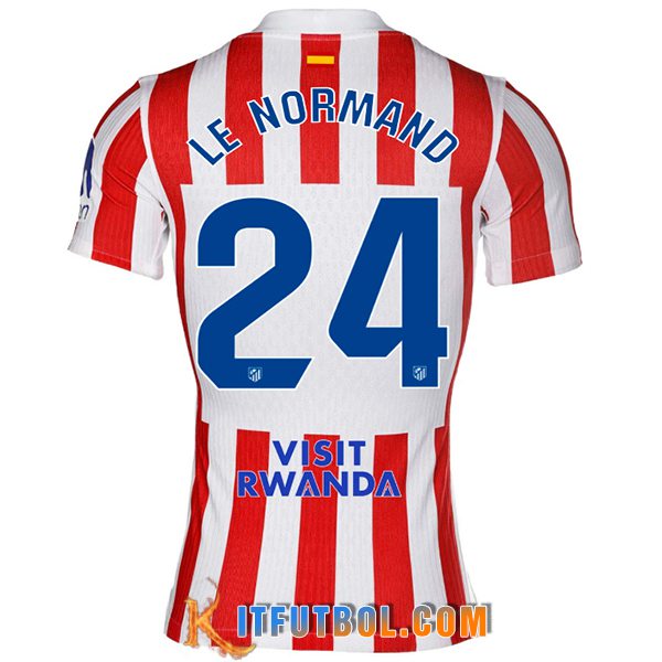 Camisetas De Futbol Atletico Madrid (LE NORMAND #24) 2025/2026 Primera