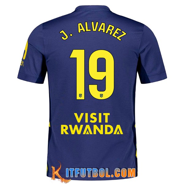 Camisetas De Futbol Atletico Madrid (J. ALVAREZ #19) 2025/2026 Segunda