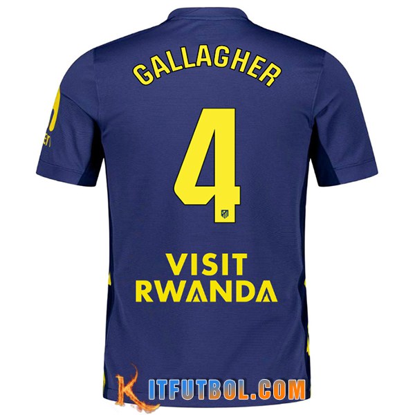 Camisetas De Futbol Atletico Madrid (GALLAGHER #4) 2025/2026 Segunda