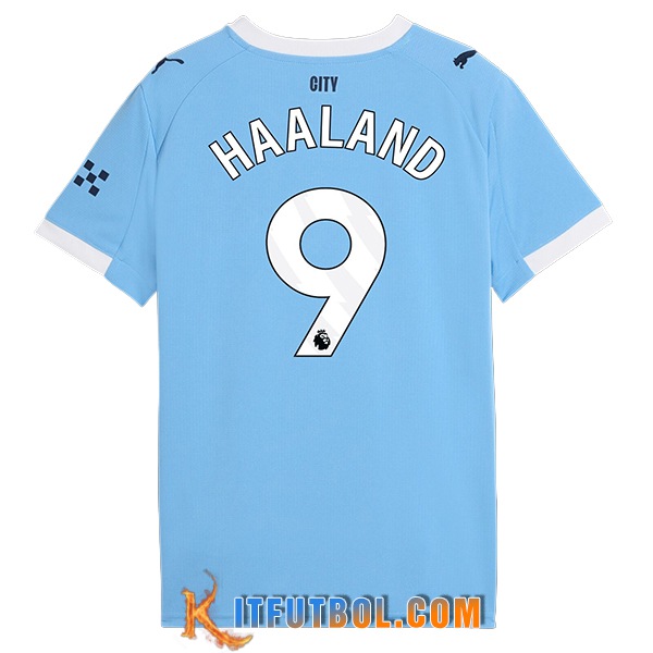 Camisetas De Futbol Manchester City (HAALAND #9) 2025/2026 Primera