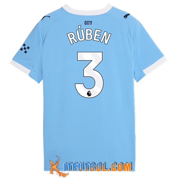 Camisetas De Futbol Manchester City (RÚBEN #3) 2025/2026 Primera
