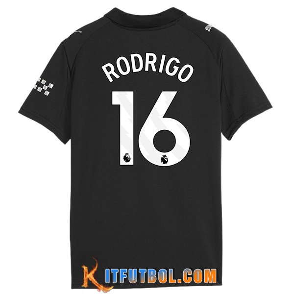 Camisetas De Futbol Manchester City (RODRIGO #16) 2025/2026 Segunda