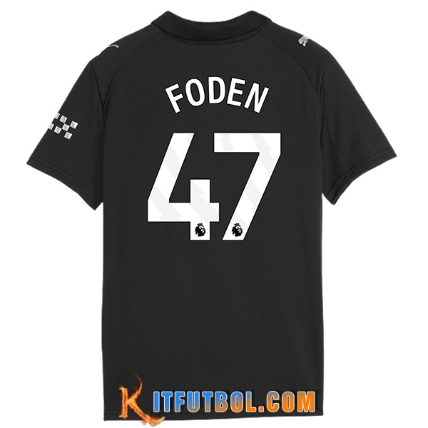 Camisetas De Futbol Manchester City (FODEN #47) 2025/2026 Segunda