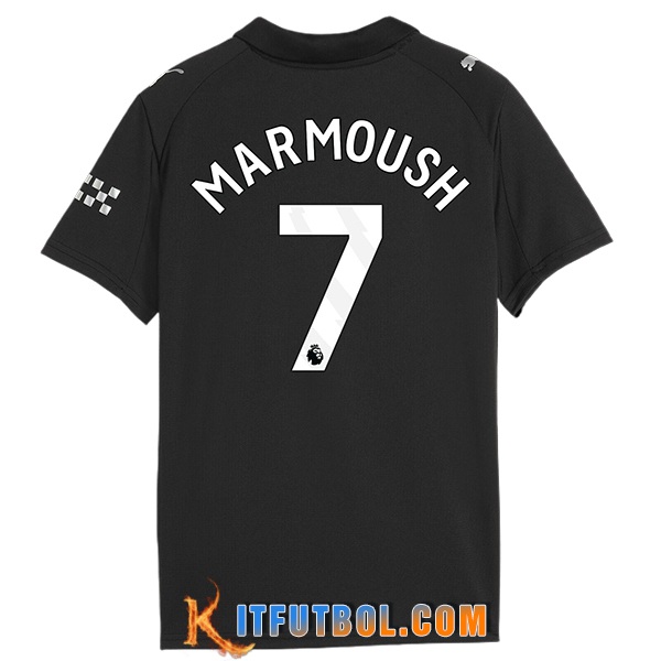 Camisetas De Futbol Manchester City (MARMOUSH #7) 2025/2026 Segunda