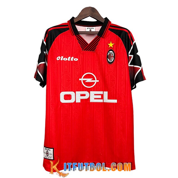 Camisetas De Futbol AC Milan Retro Special Edition Rojo 1997/1998