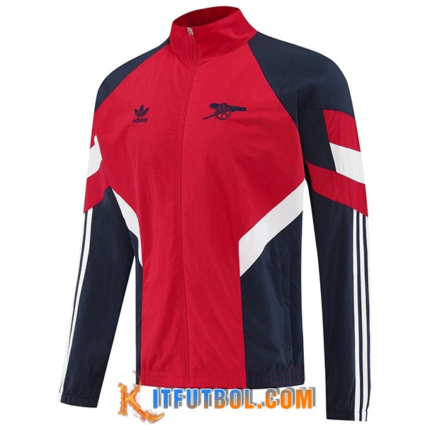 Rompevientos Arsenal Rojo/Negro/Blanco 2025/2026