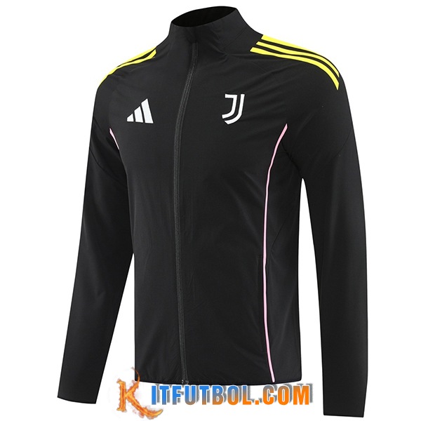 Rompevientos Juventus Negro/Amarillo 2025/2026