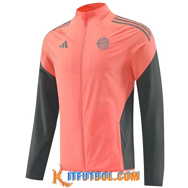 Rompevientos Bayern Munich Naranja/Gris 2025/2026