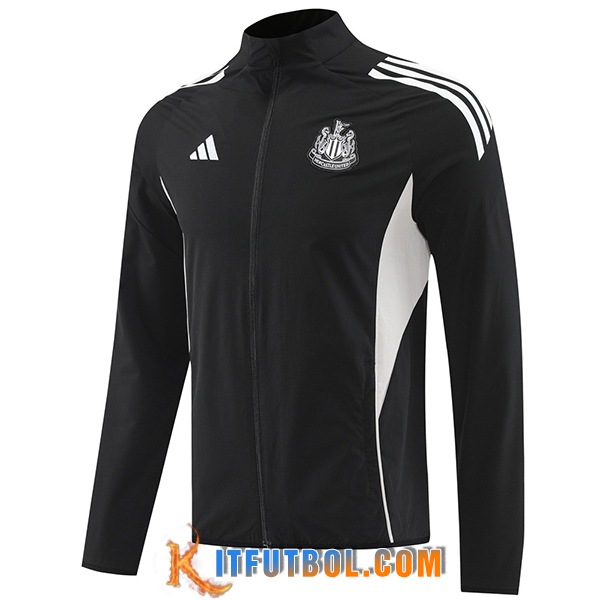 Rompevientos Newcastle United Negro/Blanco 2025/2026 -02