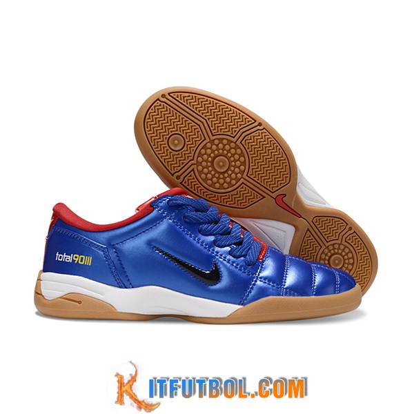 Nike Botas De Fútbol T90 IC Azul