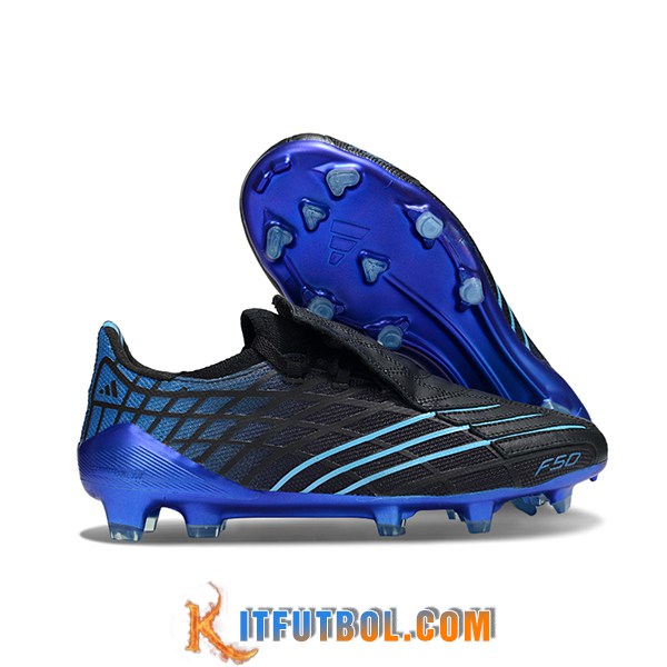 Adidas Botas De Fútbol F50 Elite FG Negro/Azul