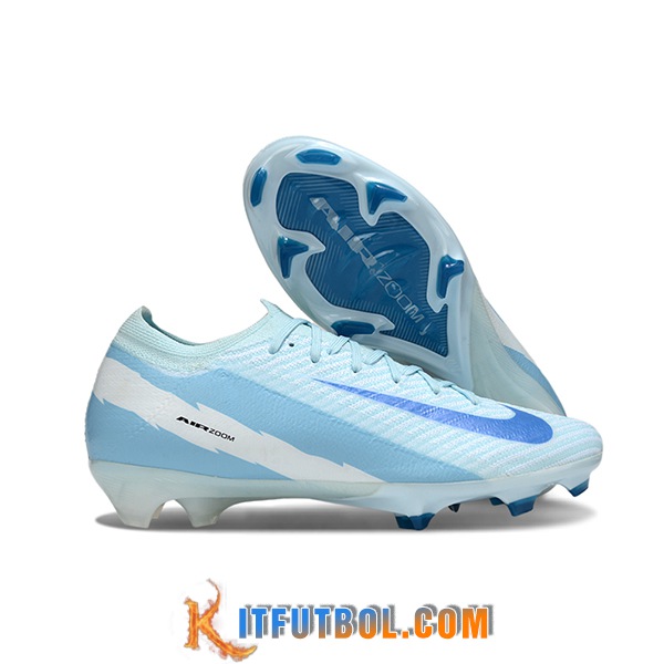 Nike Botas De Fútbol AIR Zoom Mercurial Vapor 16 Elite XXV FG Azul/Blanco -02