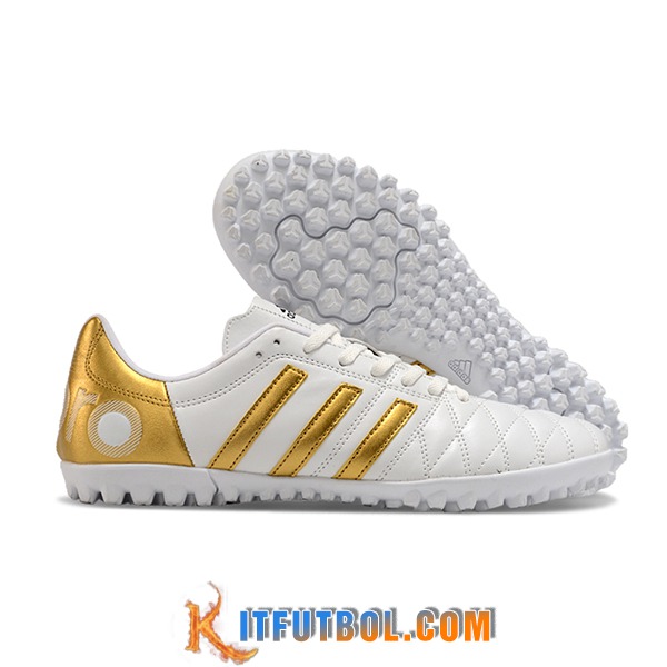 Adidas Botas De Fútbol X GHOSTED.4 TF Blanco/Amarillo