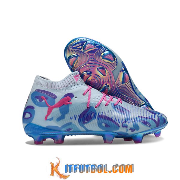 PUMA Botas De Fútbol FUTURE 8 ULTIMATE FG/AG Azul/Violeta -02