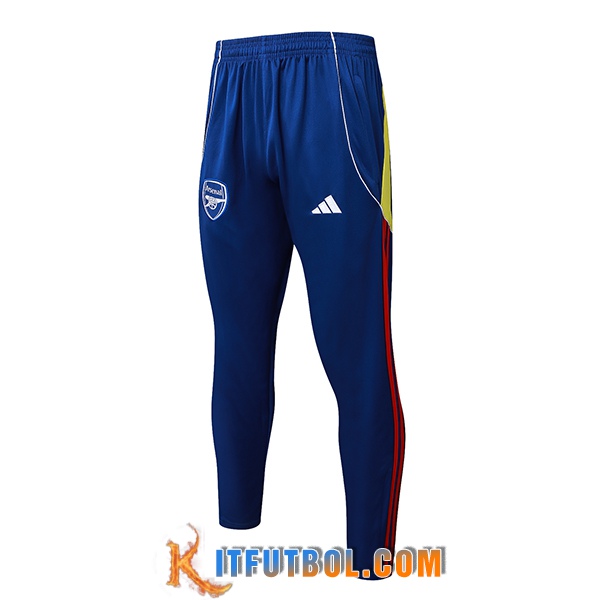 Pantalon Entrenamiento Arsenal Azul/Amarillo/Rojo 2025/2026
