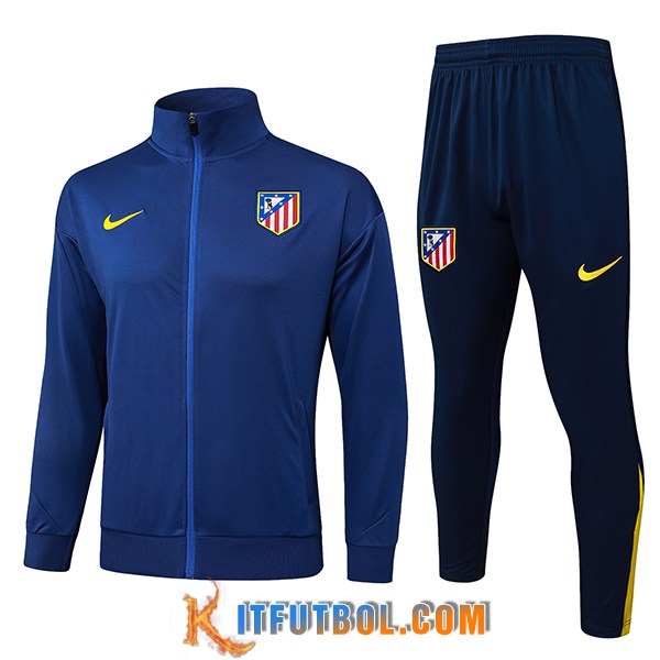 Chandal Equipos De Futbol Chaquetas Atletico Madrid Azul marino 2025/2026