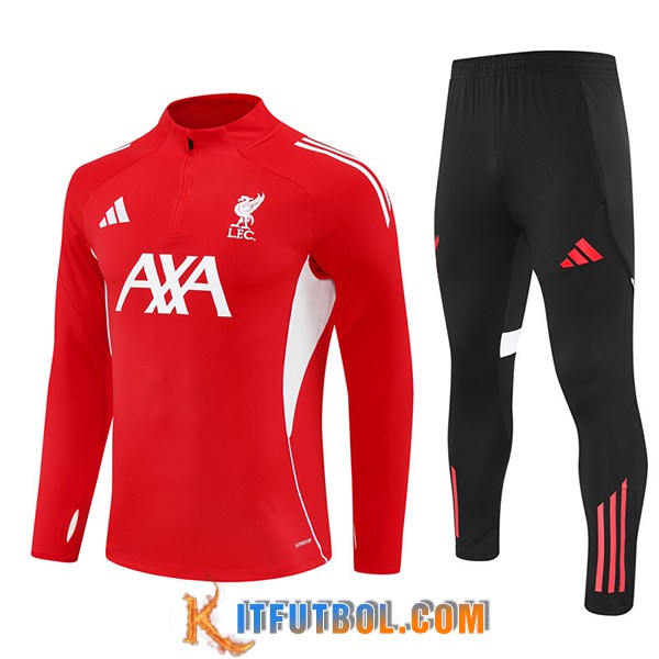 Chandal Equipos De Futbol FC Liverpool Rojo/Blanco 2025/2026