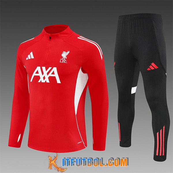 Chandal Equipos De Futbol FC Liverpool Ninos Rojo/Blanco 2025/2026