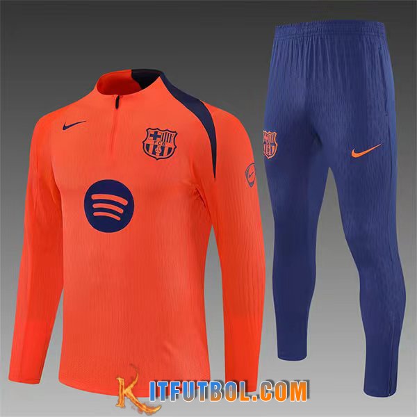 Chandal Equipos De Futbol FC Barcelona Ninos Naranja/Azul 2025/2026