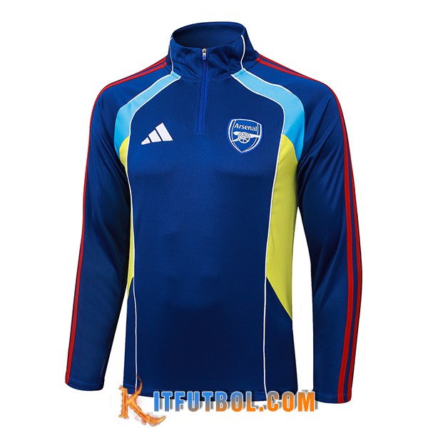 Sudadera De Entrenamiento Arsenal Azul/Amarillo/Rojo 2025/2026