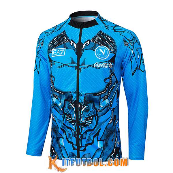 Chaquetas Futbol SSC Napoli Azul/Negro 2025/2026