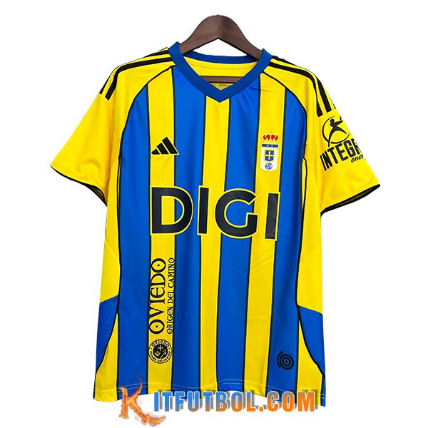 Nueva Camisetas De Futbol Real Oviedo Segunda 2025/2026