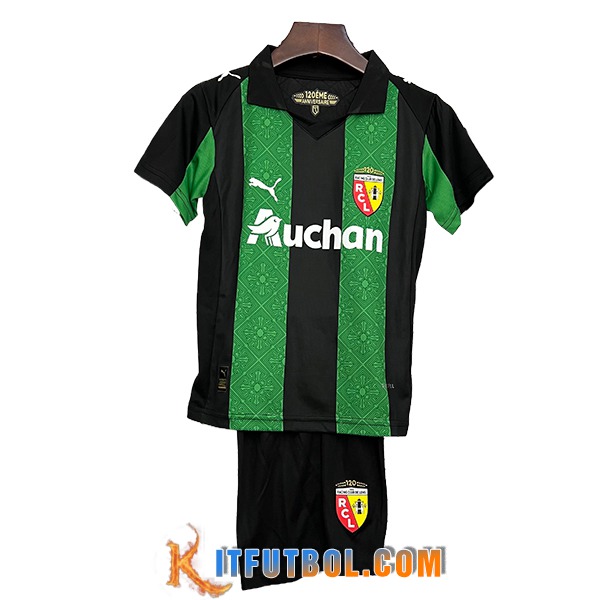 Nueva Camisetas De Futbol RC Lens Ninos Segunda 2025/2026