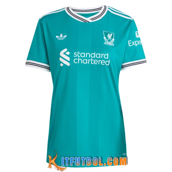 Nueva Camisetas De Futbol FC Liverpool Mujer Tercera 2025/2026