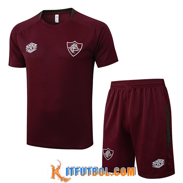Camiseta Entrenamiento Fluminense Rojo/Marrón 2025/2026