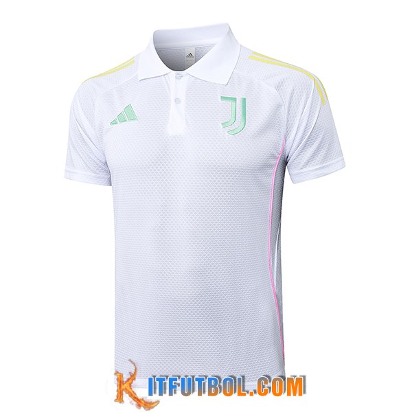 Camiseta Polo Juventus Blanco/Amarillo 2025/2026