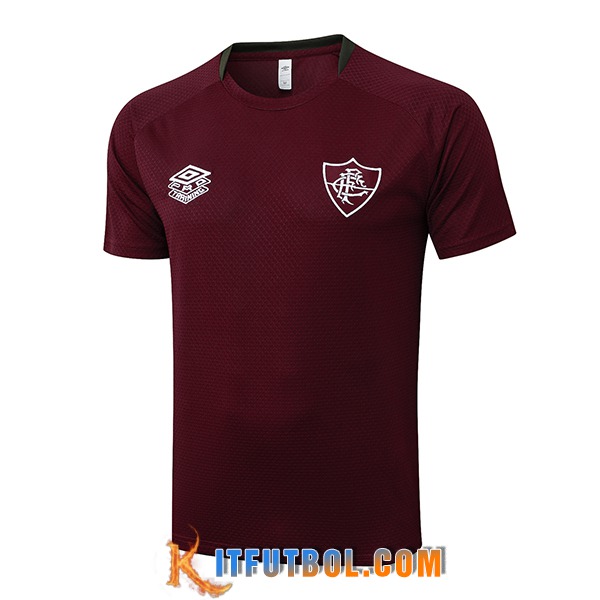 Camiseta Entrenamiento Fluminense Rojo/Marrón 2025/2026