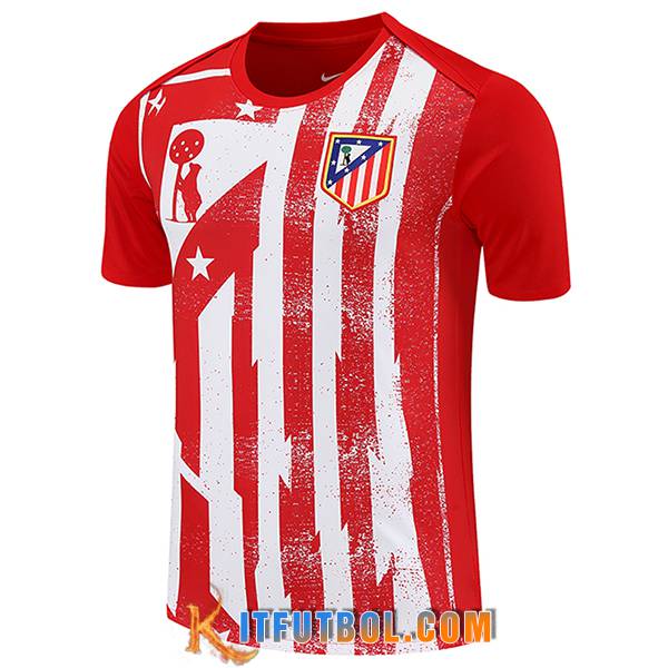 Camiseta Entrenamiento Atletico Madrid Rojo/Blanco 2025/2026 -02