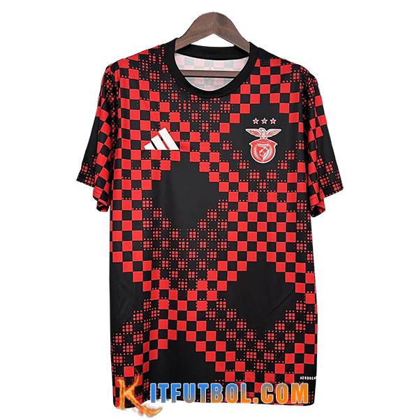 Camiseta Entrenamiento S.L.Benfica Rojo/Negro 2025/2026 -03