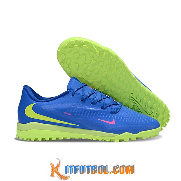 Nike Botas De Fútbol Phantom 6 Low Academy "Erling Haaland" Azul/Verde