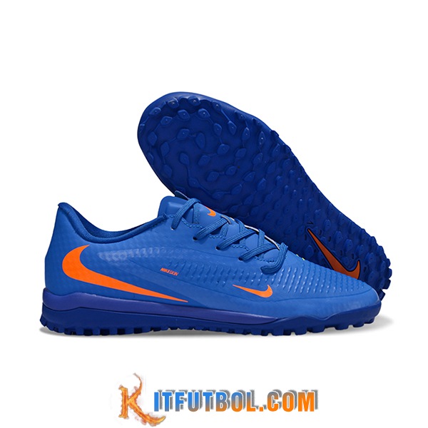 Nike Botas De Fútbol Phantom 6 Low Academy "Erling Haaland" Azul/Naranja