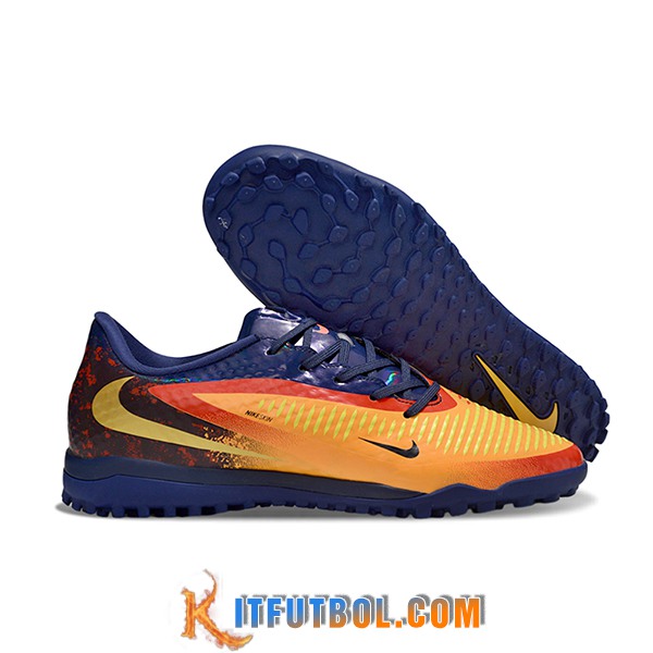 Nike Botas De Fútbol Phantom 6 Low Academy "Erling Haaland" Naranja/Violeta