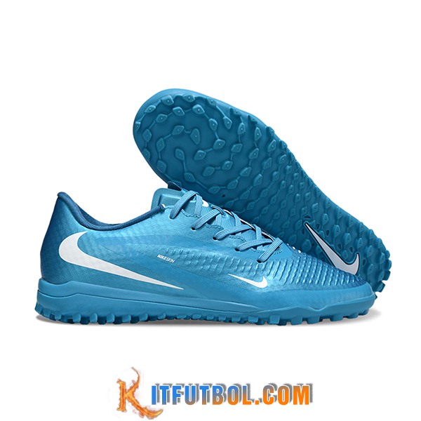 Nike Botas De Fútbol Phantom 6 Low Academy "Erling Haaland" Azul/Blanco