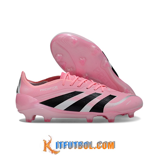 Adidas Botas De Fútbol 25 Predator Elite FG Rosa/Negro/Blanco