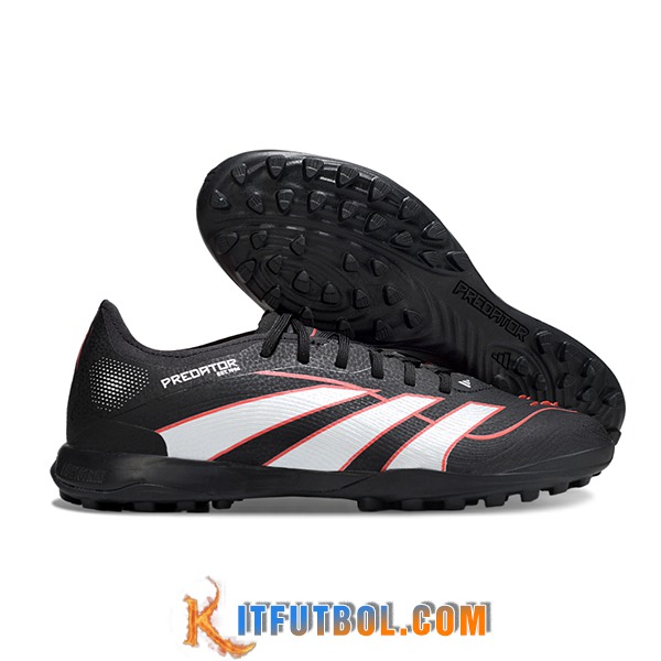Adidas Botas De Fútbol PREDATOR 25 ELITE TF BOOTS Negro/Blanco/Rojo -02