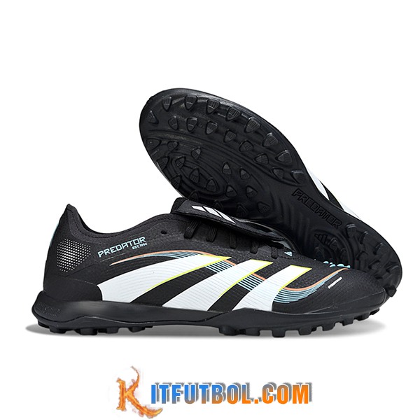 Adidas Botas De Fútbol PREDATOR LEAGUE FT TURF Negro/Blanco