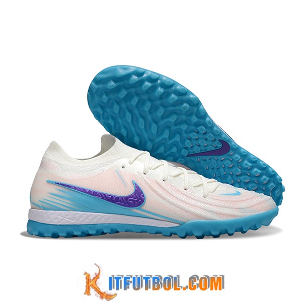 Nike Botas De Fútbol Phantom GX II EliteTF Blanco/Azul/Violeta -02
